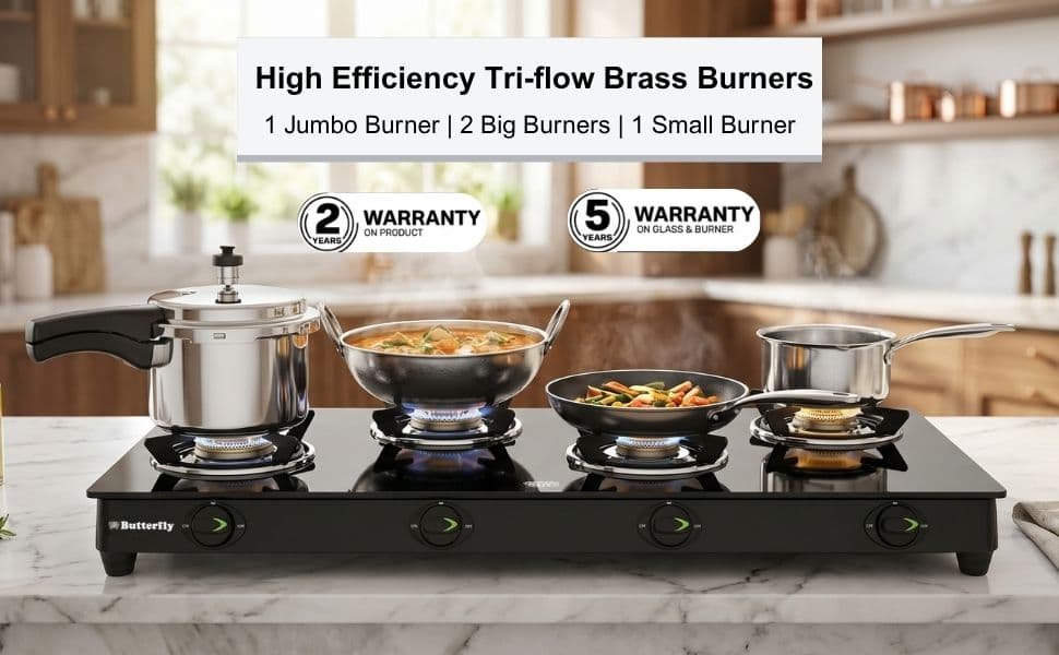 BUTTERFLY ALPHA MAX 4 BURNER  — view 5